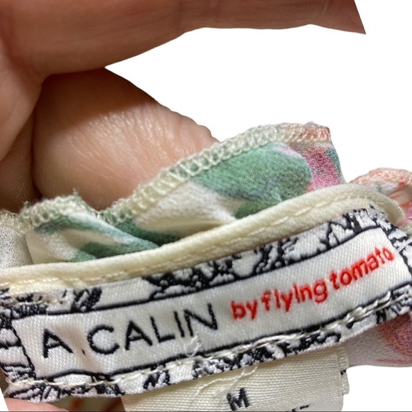 FLYING TOMATO Floral Dress M - Picture 7 of 7